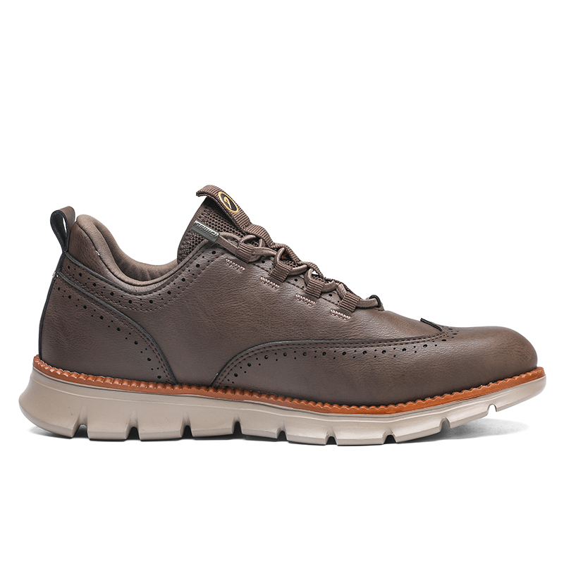 Tamaño grande 48 49 50 Brogues con punta de ala Estilo británico Zapatos Oxford para hombre Zapatos de vestir casuales de cuero premium Brogue