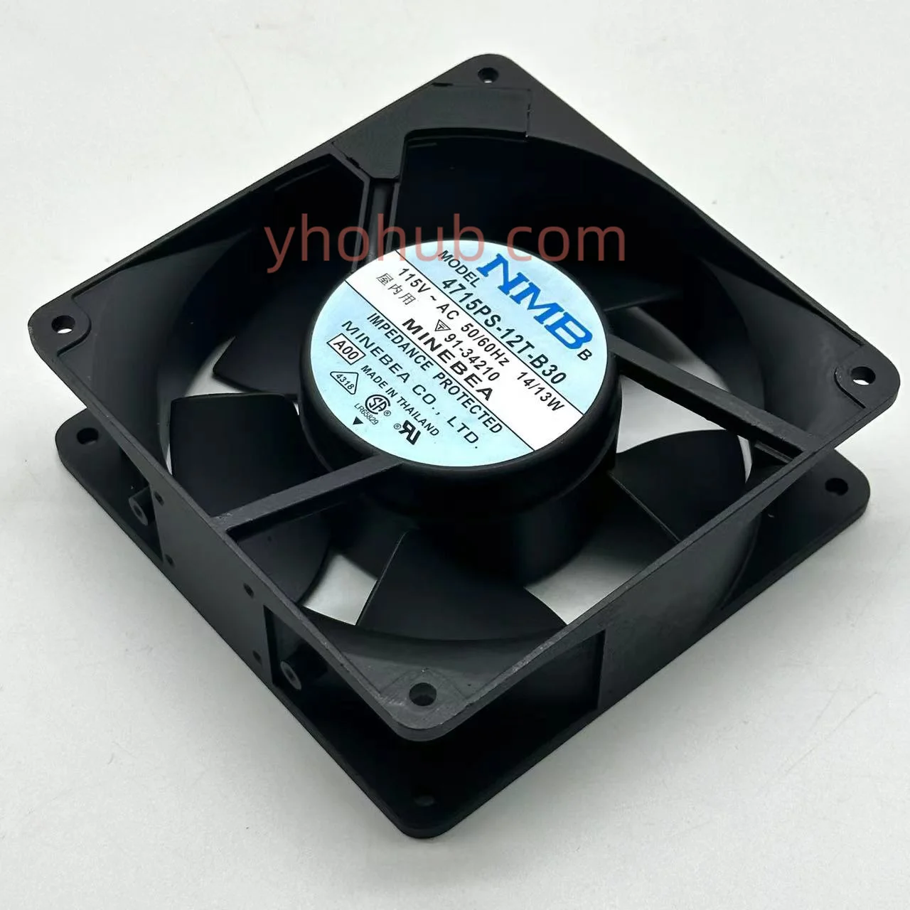 NMB-MAT 4715PS-12T-B30 A00 AC 115V 14W 120x120x38 มม.Server พัดลมระบายความร้อน