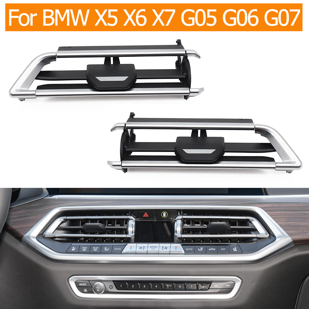 Car Dashboard Middle Air Conditioning AC Vent Outlet Grille Repair Kit For BMW X5 X6 X7 Series G05 G06 G07 2019-2022 64119458543