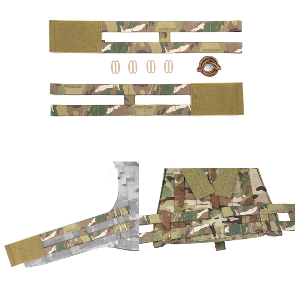 Outdoor Vest CP Style 2-Band Skeletal Cummerbund Molle Side Waist Cover Waist Seal MBAV/Swinmmer CUT