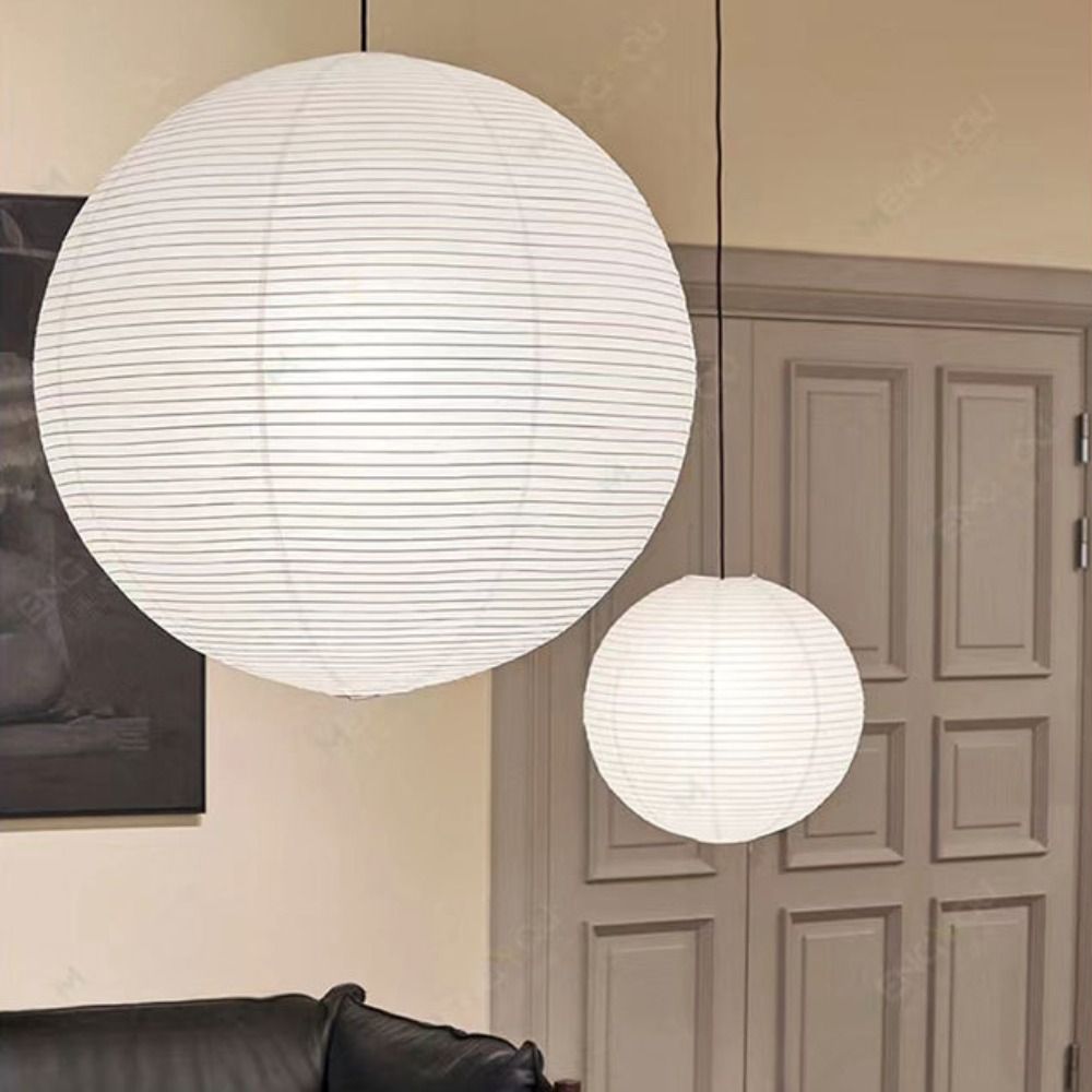Lámpara colgante de papel, accesorio de iluminación, luz colgante moderna clásica, cubierta de lámpara, cubierta de luz de techo redonda Vintage, Hotel y cafetería