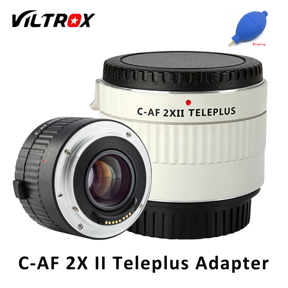 VILTROX C-AF 2X II Teleplus Autofocus Telekonwerter z Autofokusem do Obiektywów Canon EOS EF 7DII 5D IV 6D 6DII 5D3