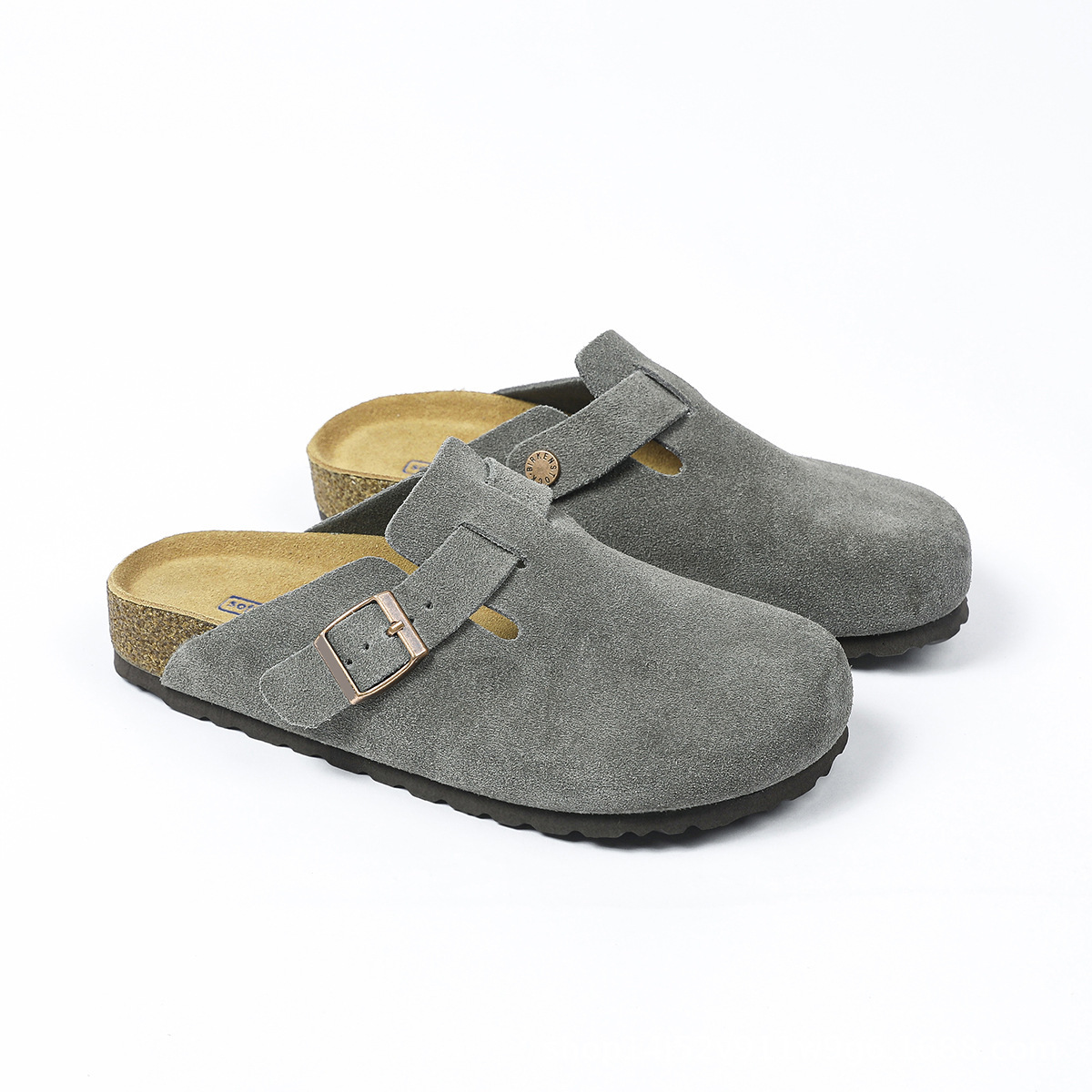 Nieuwe trendy leren sandalen 2026 voor heren en dames, antislip, vintage stijl, casual, voor lente en herfst, strandschoenen