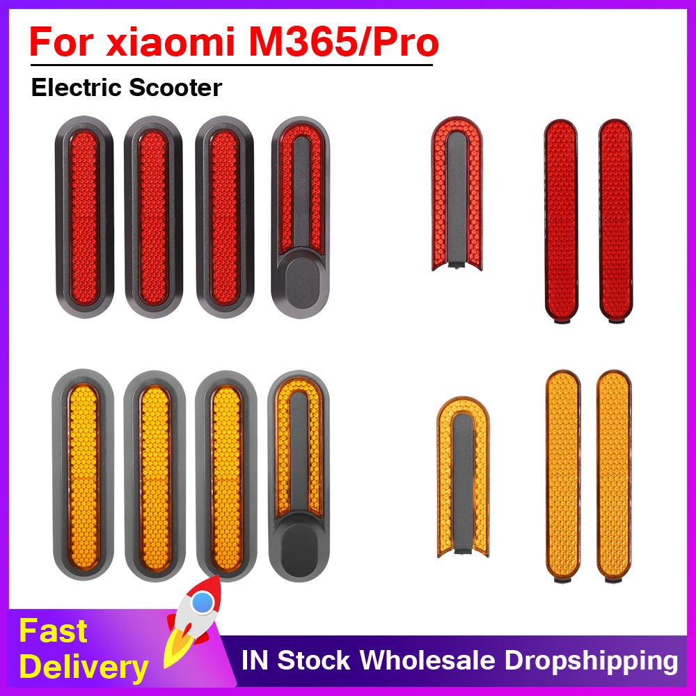 ฝาครอบสะท้อนแสงฝาครอบล้อป้องกันเปลือกตกแต่งสําหรับ Xiaomi Pro2 1S M365 Mi3 ไฟฟ้าสกู๊ตเตอร์ความปลอดภัยแถบสะท้อนแสง