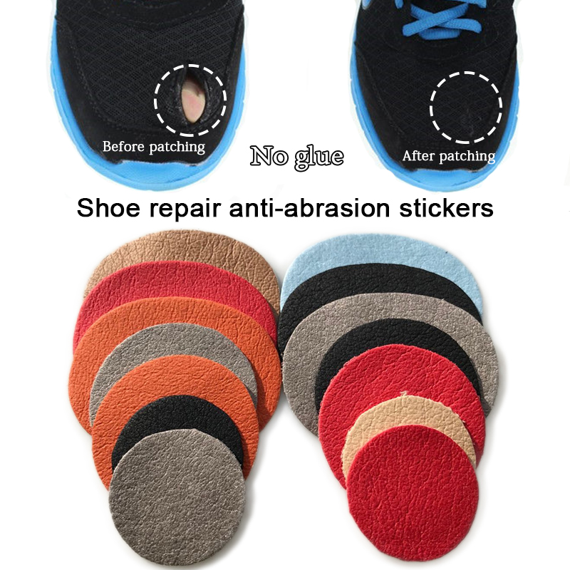 Sportschuh-Reparaturpflaster für Obermaterial, Einlegesohlen, Sneaker-Fersenprotektoren, selbstklebende Flicken zur Schuhreparatur, Fersen- und Fußpflegeprodukte
