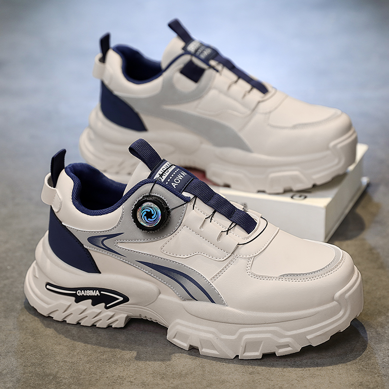 2025 Herbst Neue Männer Vielseitige High-Top Trendy Dicken Sohlen Laufschuhe Atmungsaktive Casual Trendy Schuhe