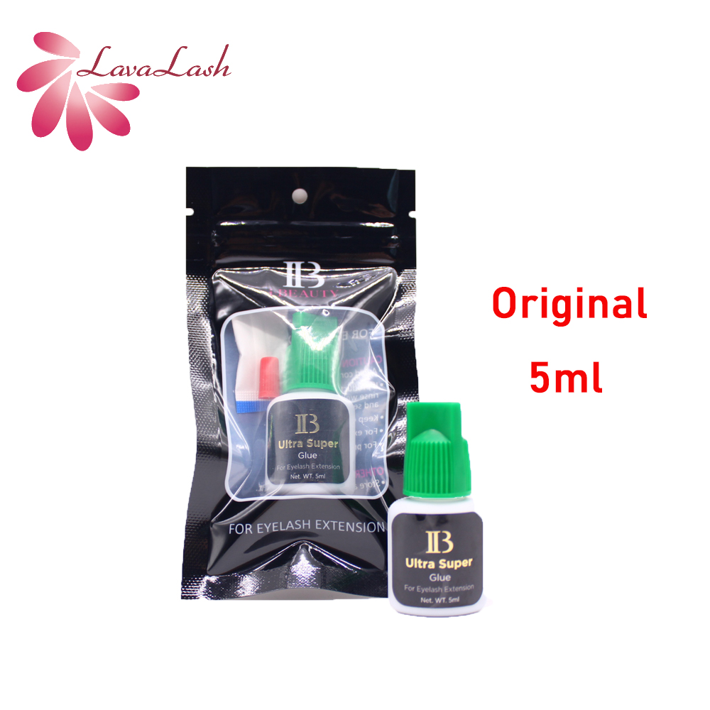 5ml IB Ibeauty Ultra Super กาวสําหรับขนตา Original Korea Professional แห้งเร็ว Strong Lashes กาว 1PCS