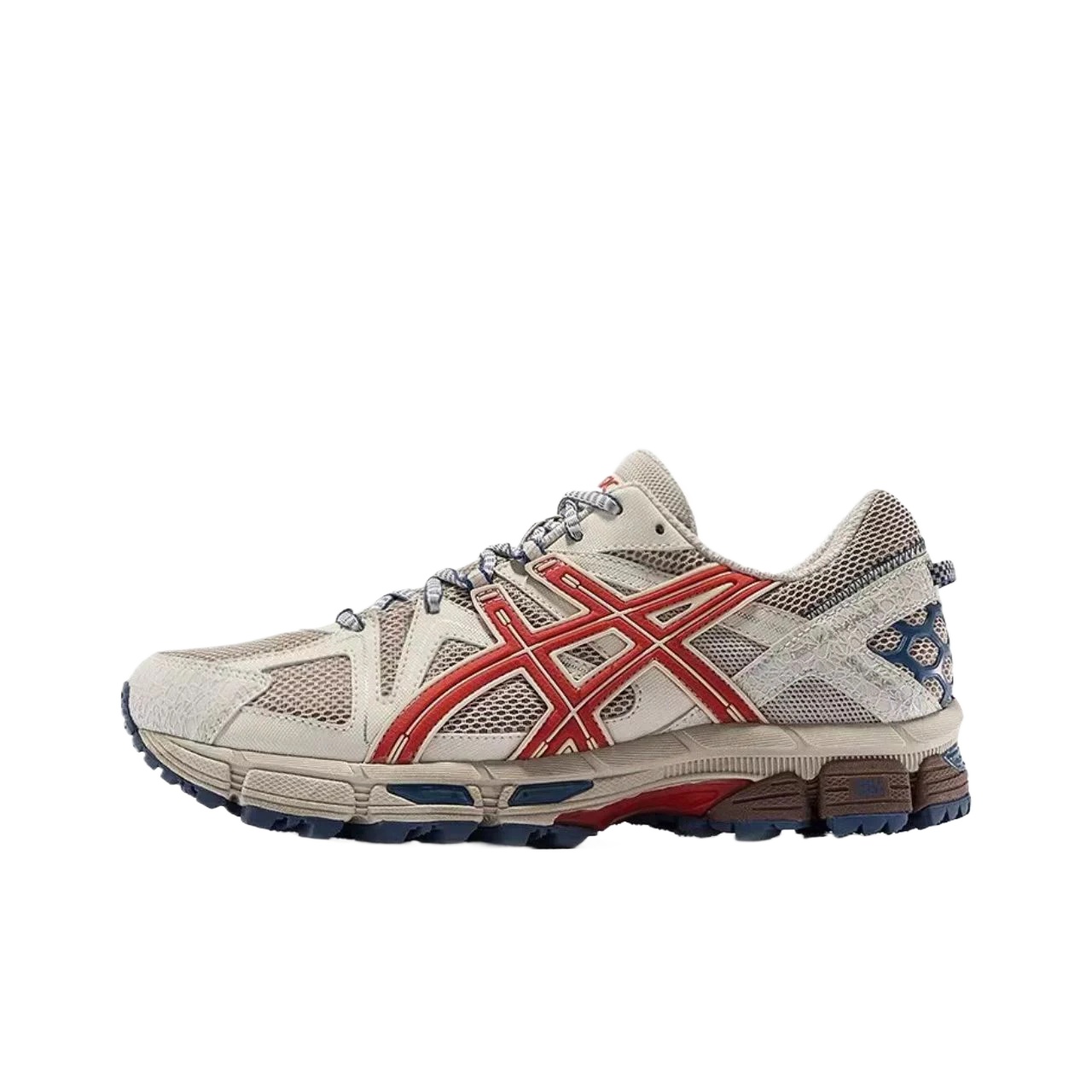 Original Asics GEL Kahana 8 Men Off Road Running รองเท้าเสถียรภาพ Aics GEL Kahana8 วิ่ง Breathable กีฬารองเท้าผ้าใบ