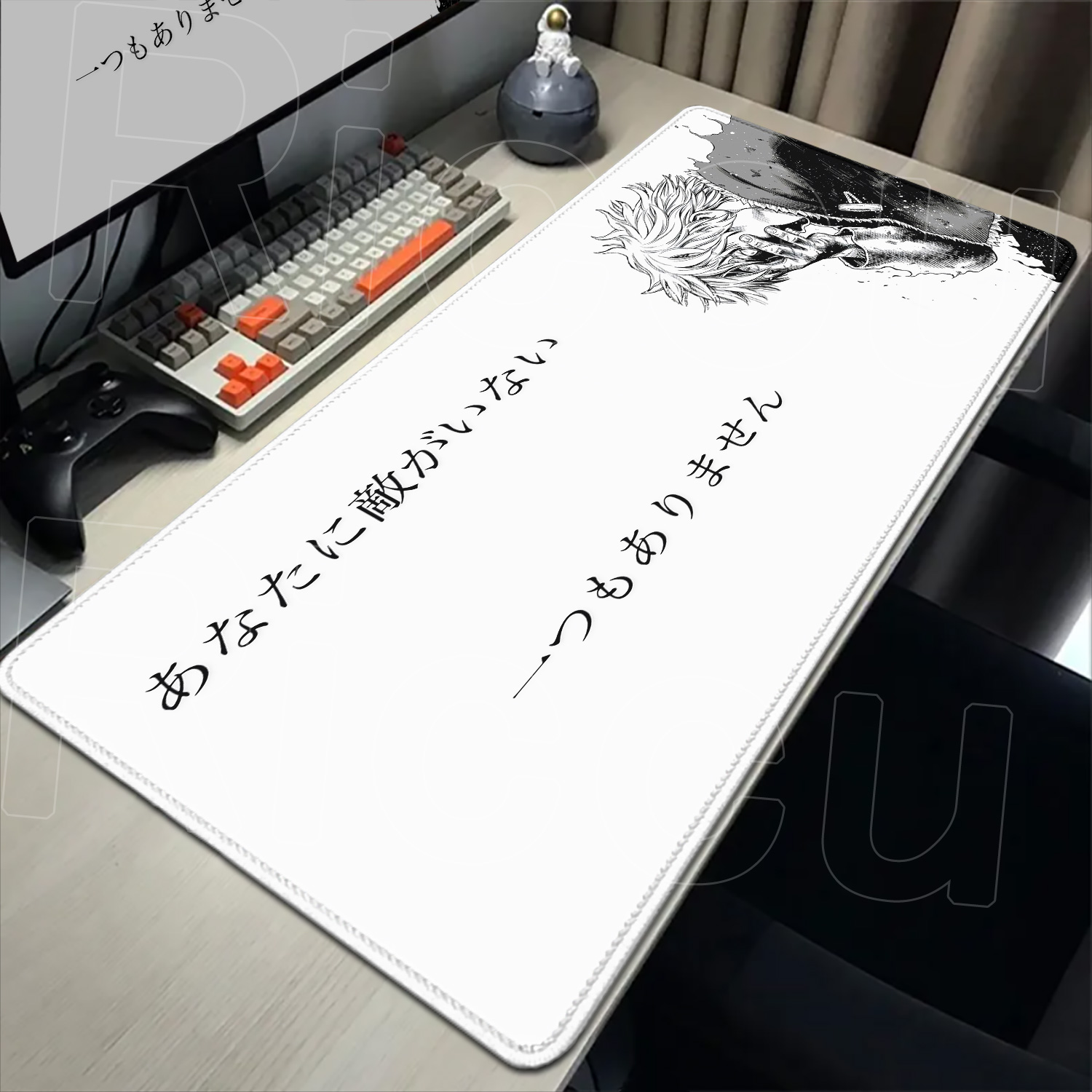 XXL grand tapis de souris Vinland Saga 90x40CM tapis de souris e-sports jeu clavier protecteur PC accessoires HD ordinateur tapis bureau tapis