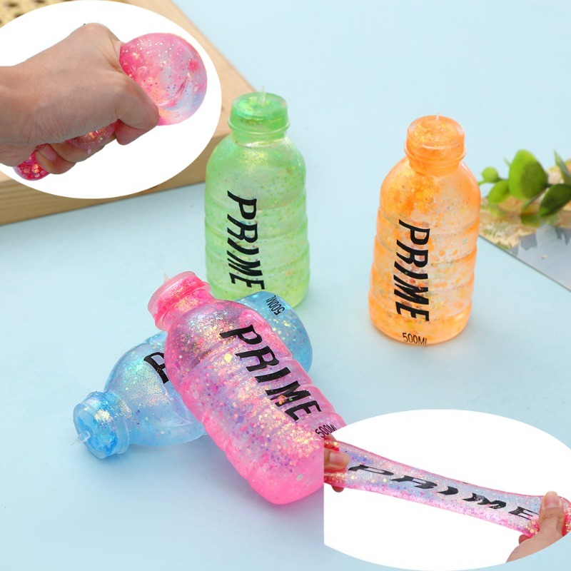 Tabas Squishy Getränkeflasche Quetschspielzeug Weiche Aurora Maltose Fidget Squishes Lustiges Stressabbau-Klebespielzeug Angstlösendes Geschenk