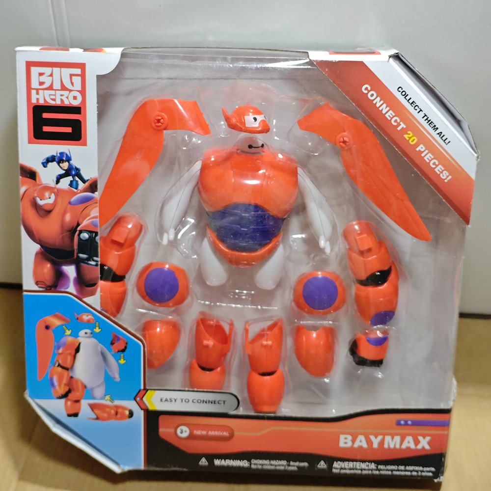 Hot 16cm Cartoon Big Hero 6 Baymax Fat Man Anime Figure Toys Baymax Model Doll Pvc Action Figure Assembled Model Birthday Gifts