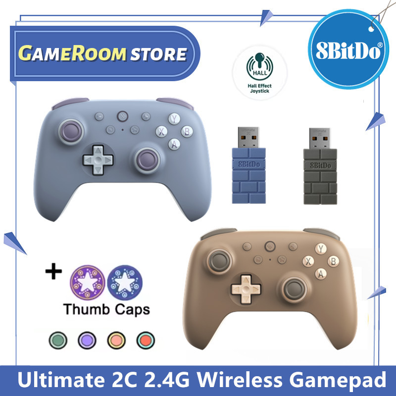 8BitDo Ultimate 2C 2.4G Wireless Gamepad Gaming Controller for Windows, Android, Hall Effect Windows 10 Gamepad