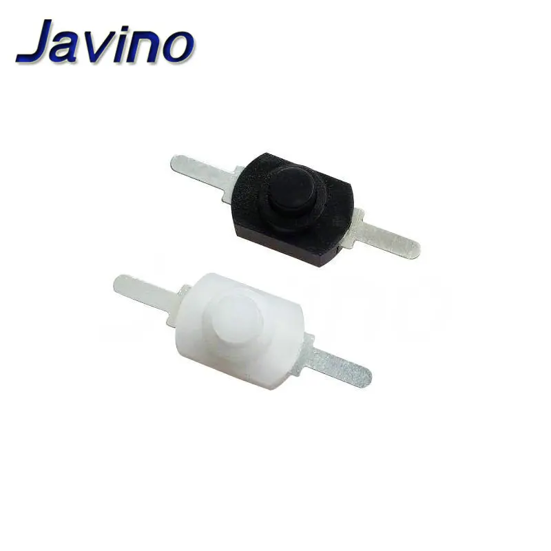 10/100/200 sztuk 12*8MM DC 30V 1A On Off Mini przełącznik wciskany do latarki elektrycznej 1208YD samoblokujący javino