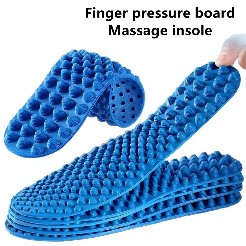 1 Paio di Solette Massaggianti con Punti di Pressione, Alleviano la Fatica dei Piedi, Solette per Scarpe da Uomo e Donna, Cuscinetti Morbidi per Scarpe Sportive e Casual