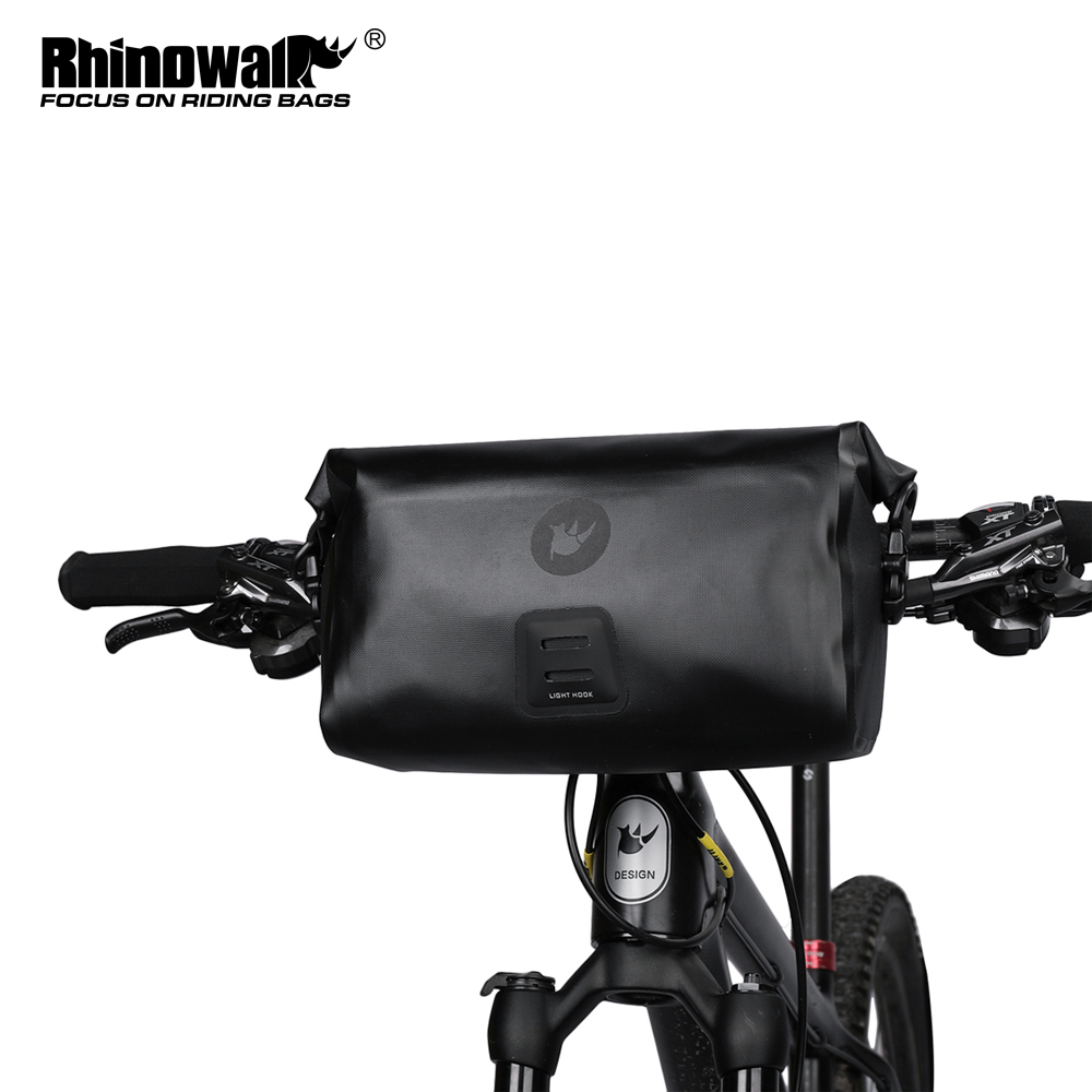 Rhinowalk Torba rowerowa na kierownicę 4L-12L Wodoodporna 2-częściowa przednia torba rowerowa MTB Torba rowerowa na ramę Sakwa Akcesoria rowerowe