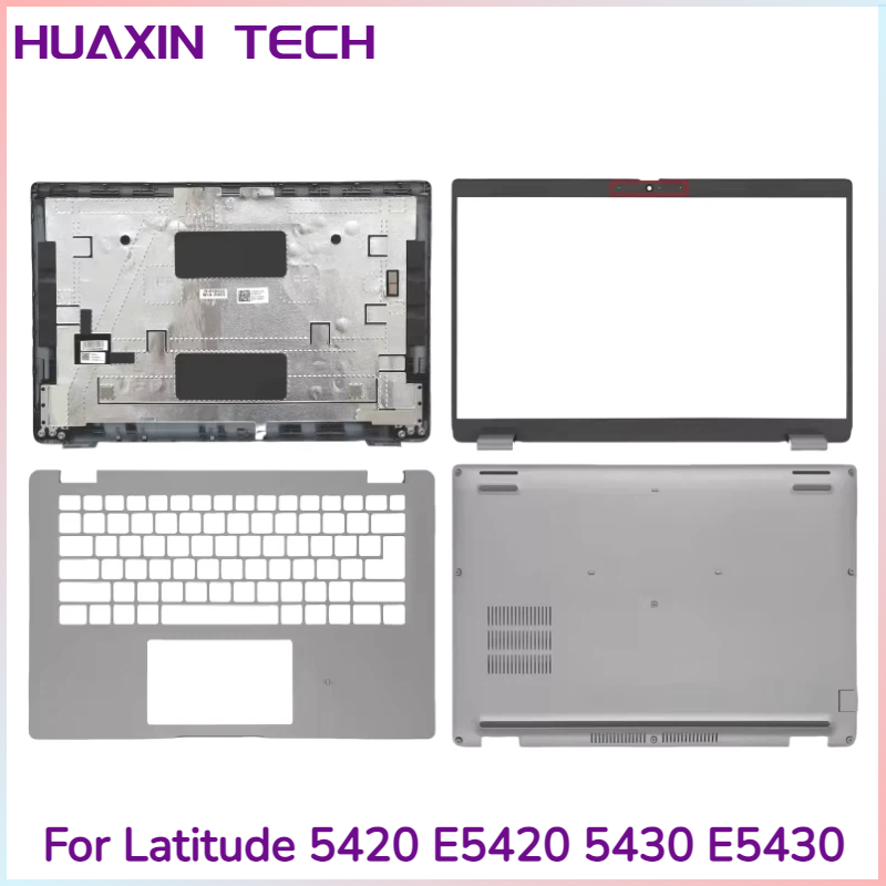 Nuovo Per Latitude 5420 E5420 LCD Della Copertura Posteriore Lunetta Anteriore Palmrest Custodia Inferiore 0DW98X 063DTN A20695 A20697