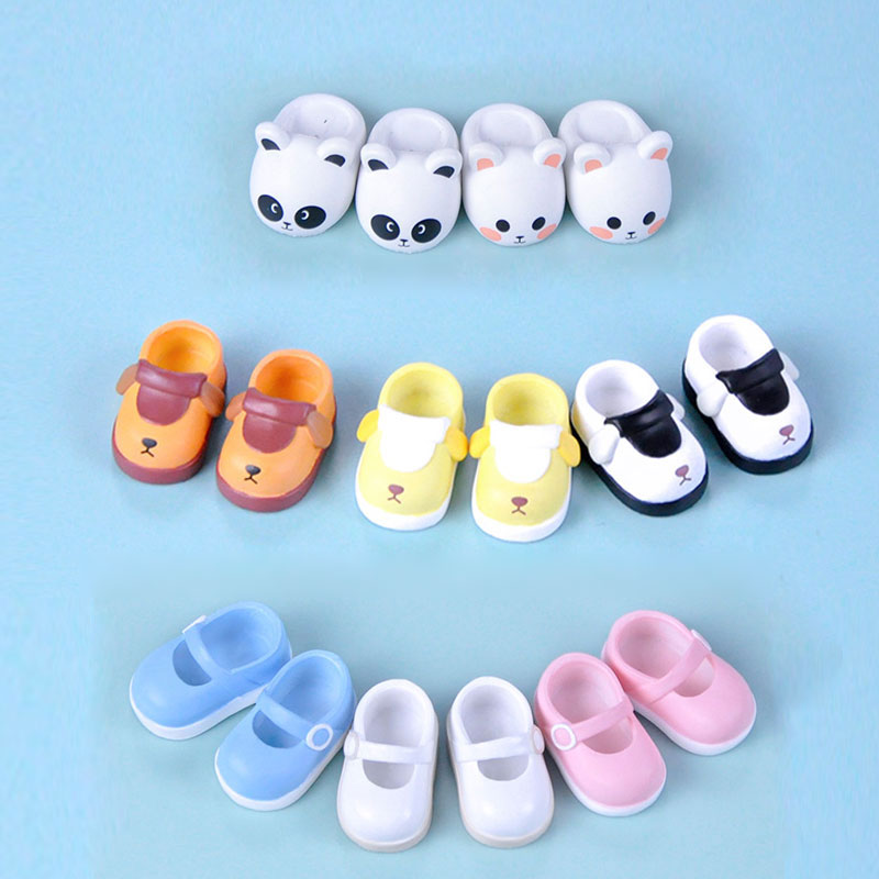 Ob11 Puppen Hausschuhe PVC Schuhe Cartoon süße Sportschuhe mit Magnet für Molly, Obitsu11,Gsc, Ufdolls,1/12BJD Puppenzubehör