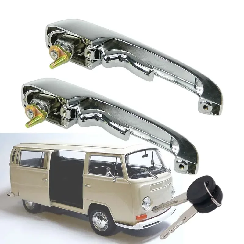 Klamki samochodowe na zewnątrz drzwi do VW T2 Type 2 od 1969-1979 211837205N