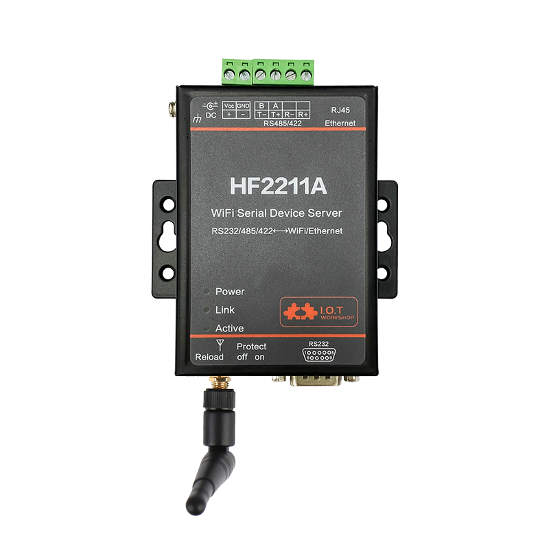 Technologie de convertisseur pour la transmission industrielle de données de tournesol, série vers WiFi, RS232, RS485, RS422 vers WiFi, Ethernet, nouveau-nés 2211, 2211A