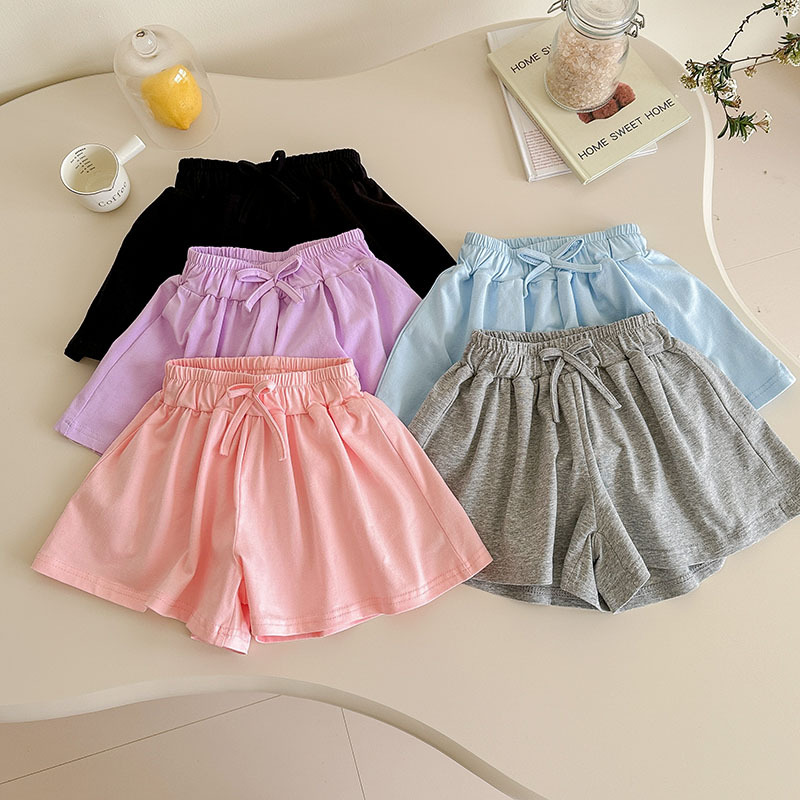 Ropa para niño pequeño y niña, pantalones cortos de verano para bebé, pantalones sueltos de algodón, pantalones bonitos y dulces para niño