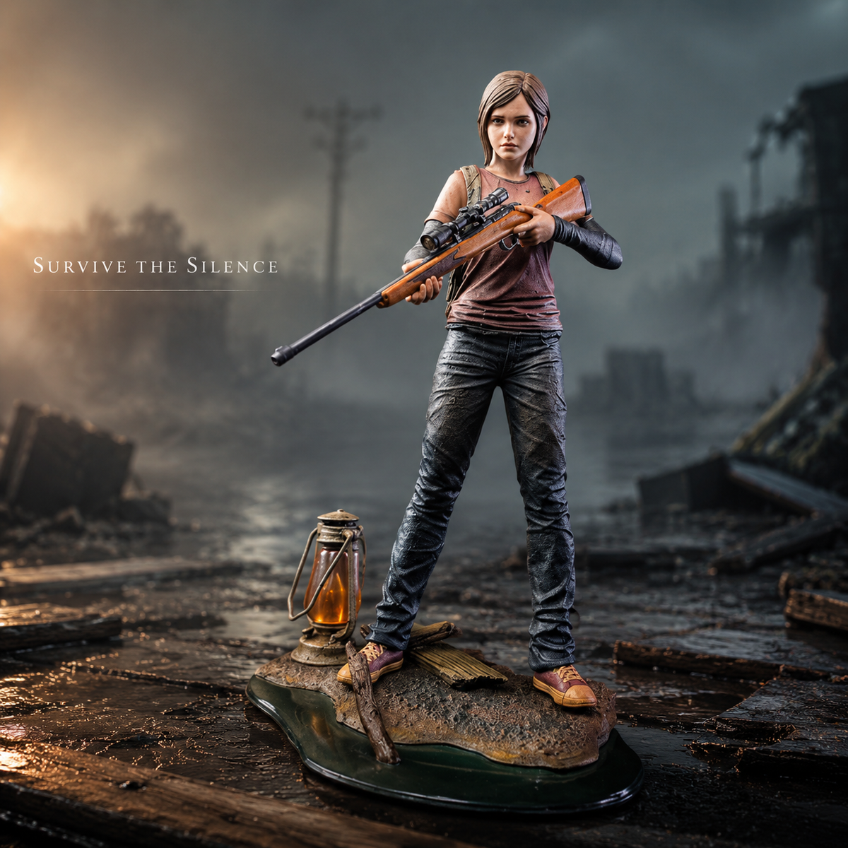 The Last of Us Ellie-figuur, Amerikaanse apocalyptische Ellie-pop, game-perifere ornamentmodelcollectie cadeau