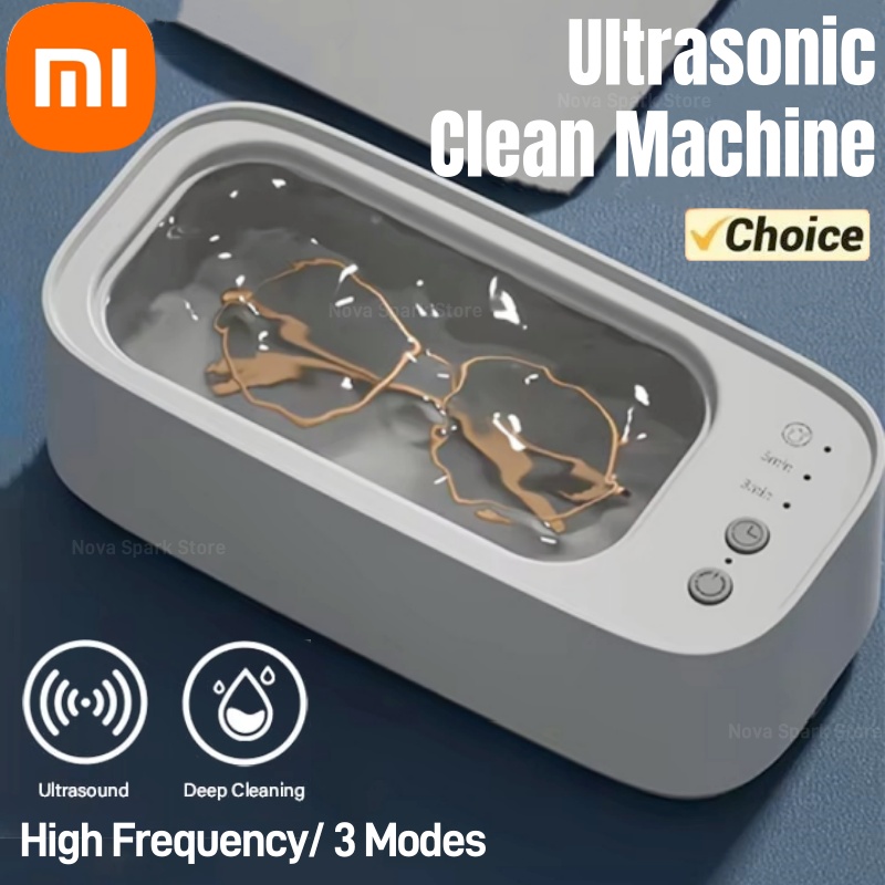 Xiaomi MIJIA-limpiador ultrasónico de gafas, máquina limpiadora de joyas por ultrasonido de alta frecuencia de 45KHZ, máquina de limpieza del hogar
