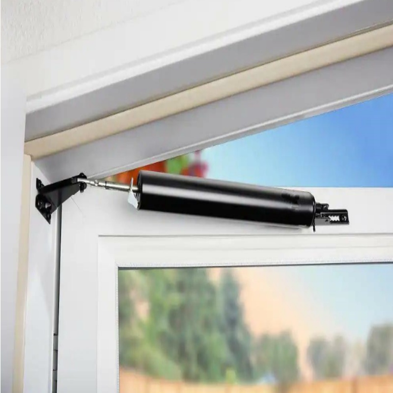 Automatic door closer with silent pneumatic cushioning an automatic home door closing device For wooden doors and interior doors