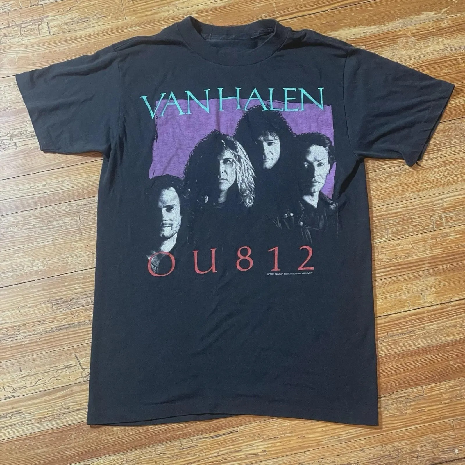 Vintage Van Halen OU812 Tour T-shirt, leuk bedrukt T-shirt voor zowel mannen als vrouwen, casual streetwear