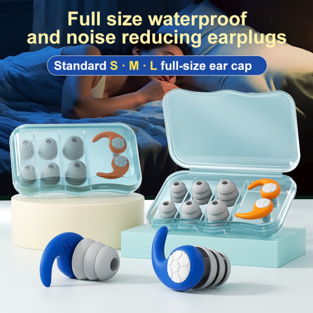 Sleep Noise Reduction Earplug Ear Protection Earplugs Anti-Noise Waterproof Plug for Travel Work Earplugs Slow Rebound Ear Plug