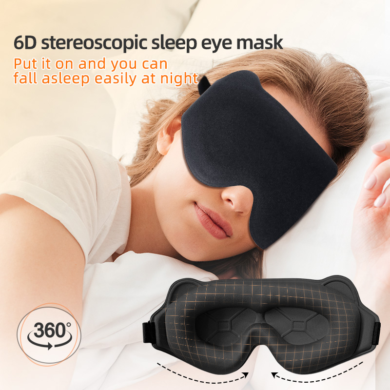 Masque de sommeil Patch oculaire bandeau léger masque pour les yeux de voyage pour masque de sommeil 3D Slaapmasker Patch de sommeil de nuit coussin de masque oculaire Portable
