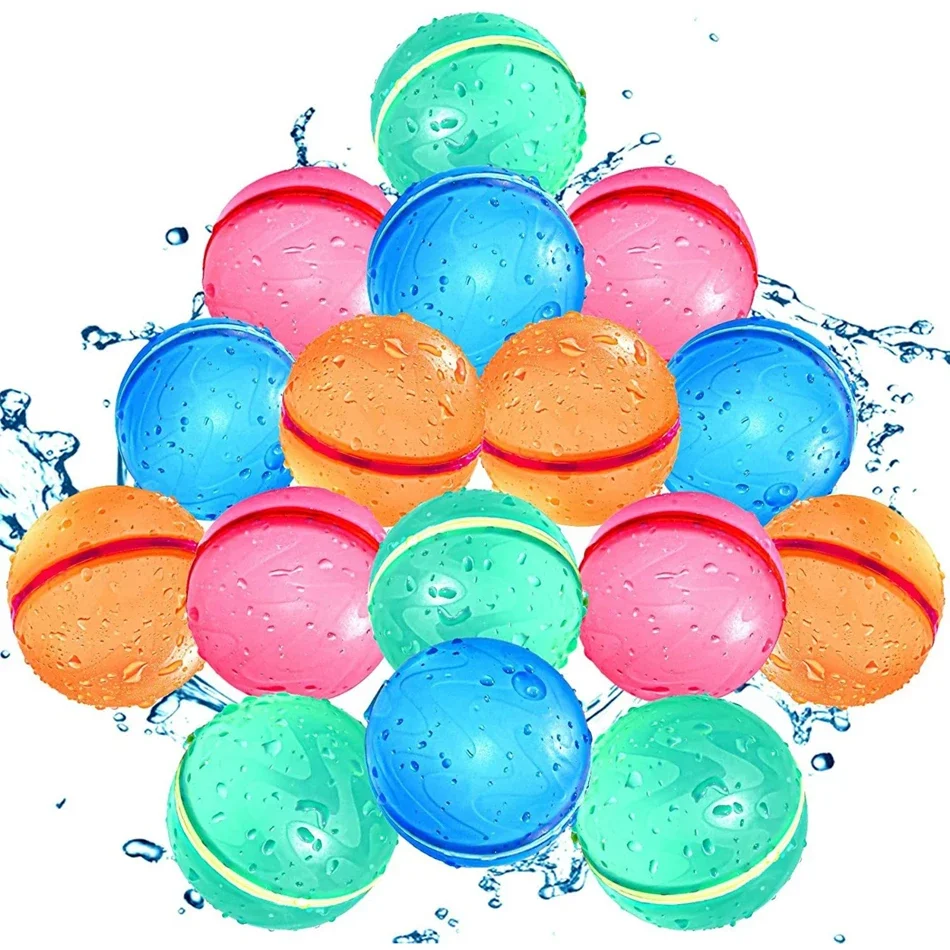 Wiederverwendbare Wasserballons, schnell befüllbare, versiegelte Wasserbomben für Sommerspiele, Outdoor-Aktivitäten, Kinderbecken, Party, Strandspielzeug, Geschenke