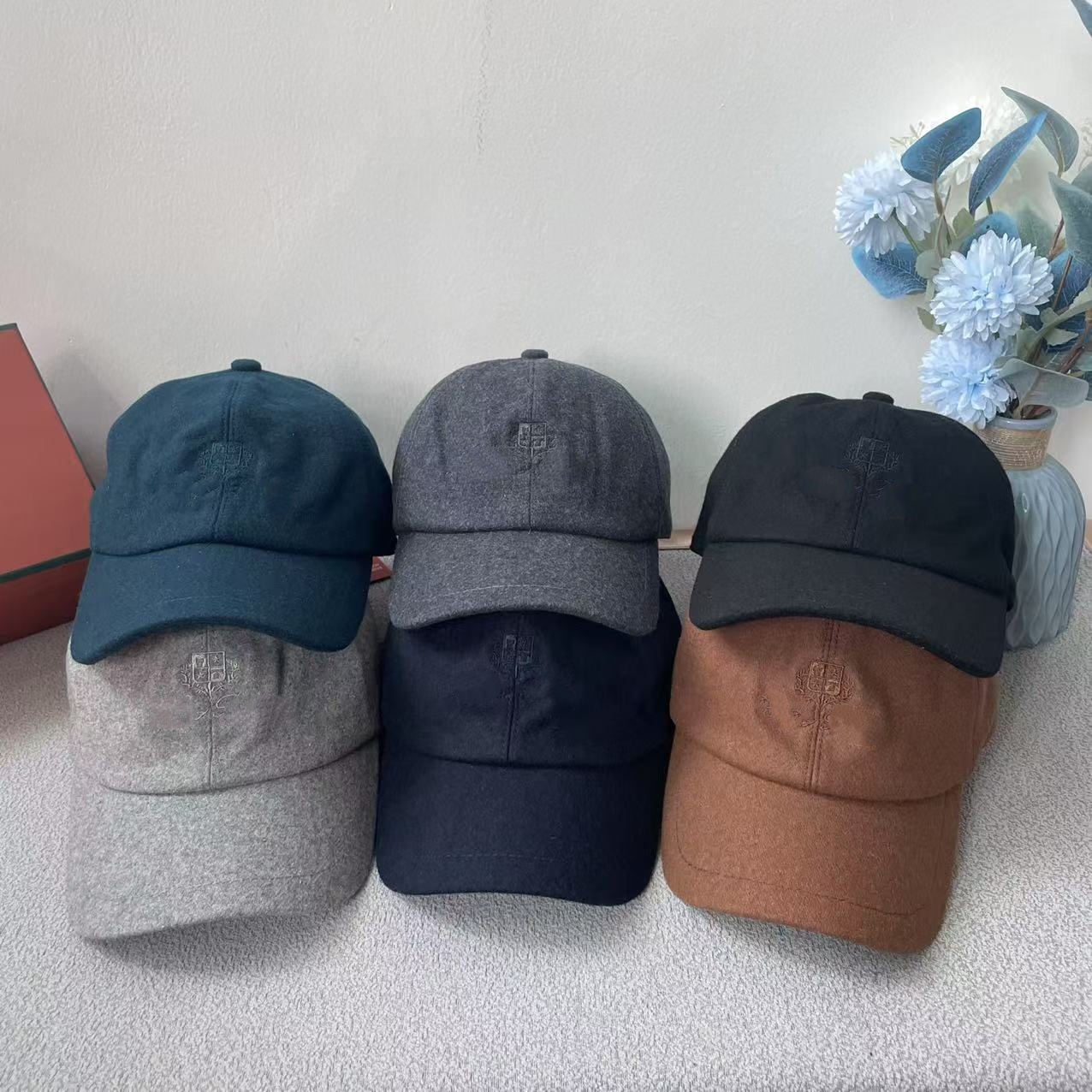 Topi Duckbill & Topi Baseball Modis, Desain Bordir Kasual, Bernapas & Nyaman, Topi Universal Gaya Dopamin