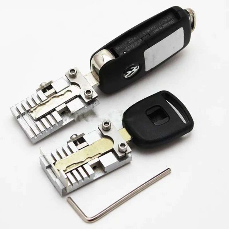 Huk multifuncional chave braçadeira vertical máquina de chave ferramentas cortador chave fixação dispositivo elétrico para porta chaves do carro duplicação serralheiro ferramentas