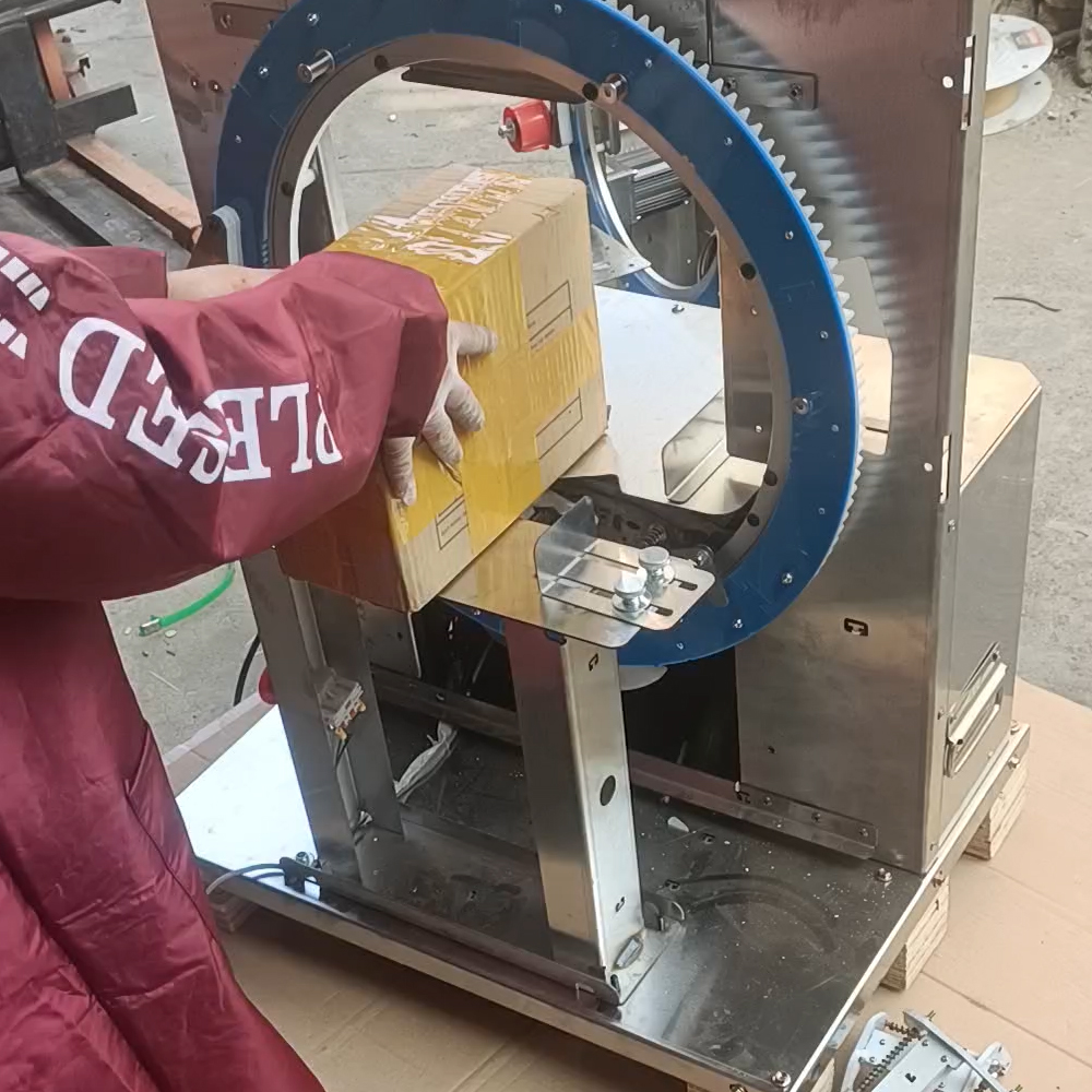 Electric Cardboard Box Sizes 5-12 Special-shaped Baler Small Carton Box Tape Wrapping Fully Automatic Packing Machine 220V