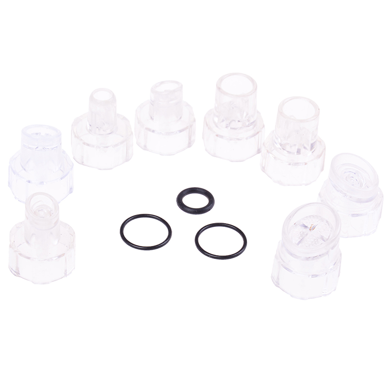 Cabezal de limpieza de repuesto para Hydra dermoabrasión Aqua Peel, accesorios de máquina de belleza, tipos adecuados de bolígrafos de burbujas, 8 puntas, 1 Juego
