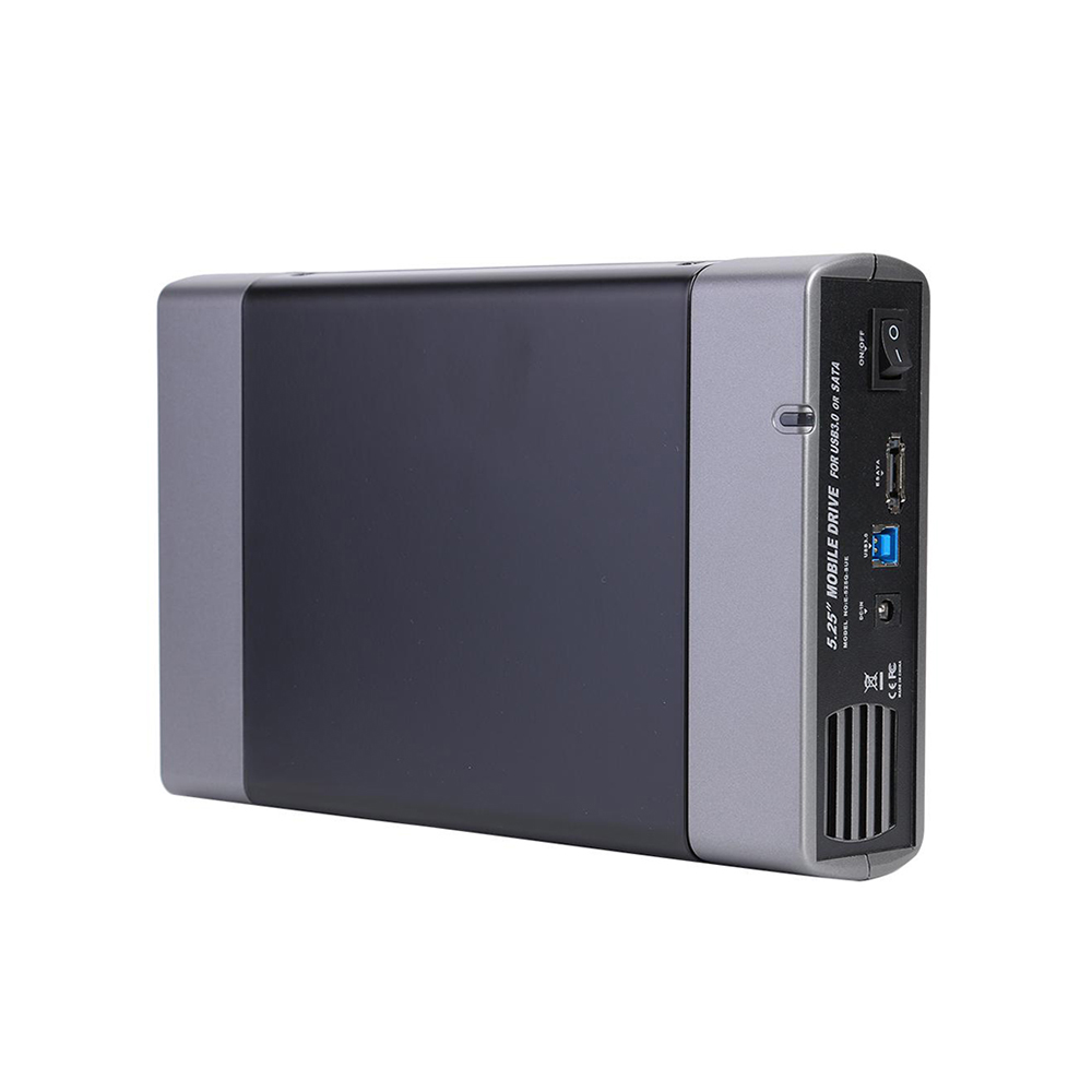5.25 polegada gabinete usb3.0/2.0 para sata eua/ue adaptador de disco rígido caso suporte dvd 16 velocidade gravação disco rígido caso