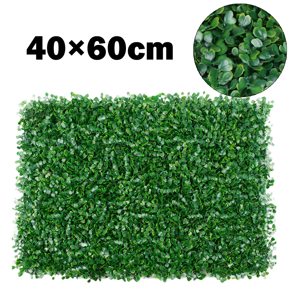 40x60cm paredes de plantas artificiales follaje seto estera de hierba paneles verdes valla decoración del hogar plantas falsas jardín césped simulado