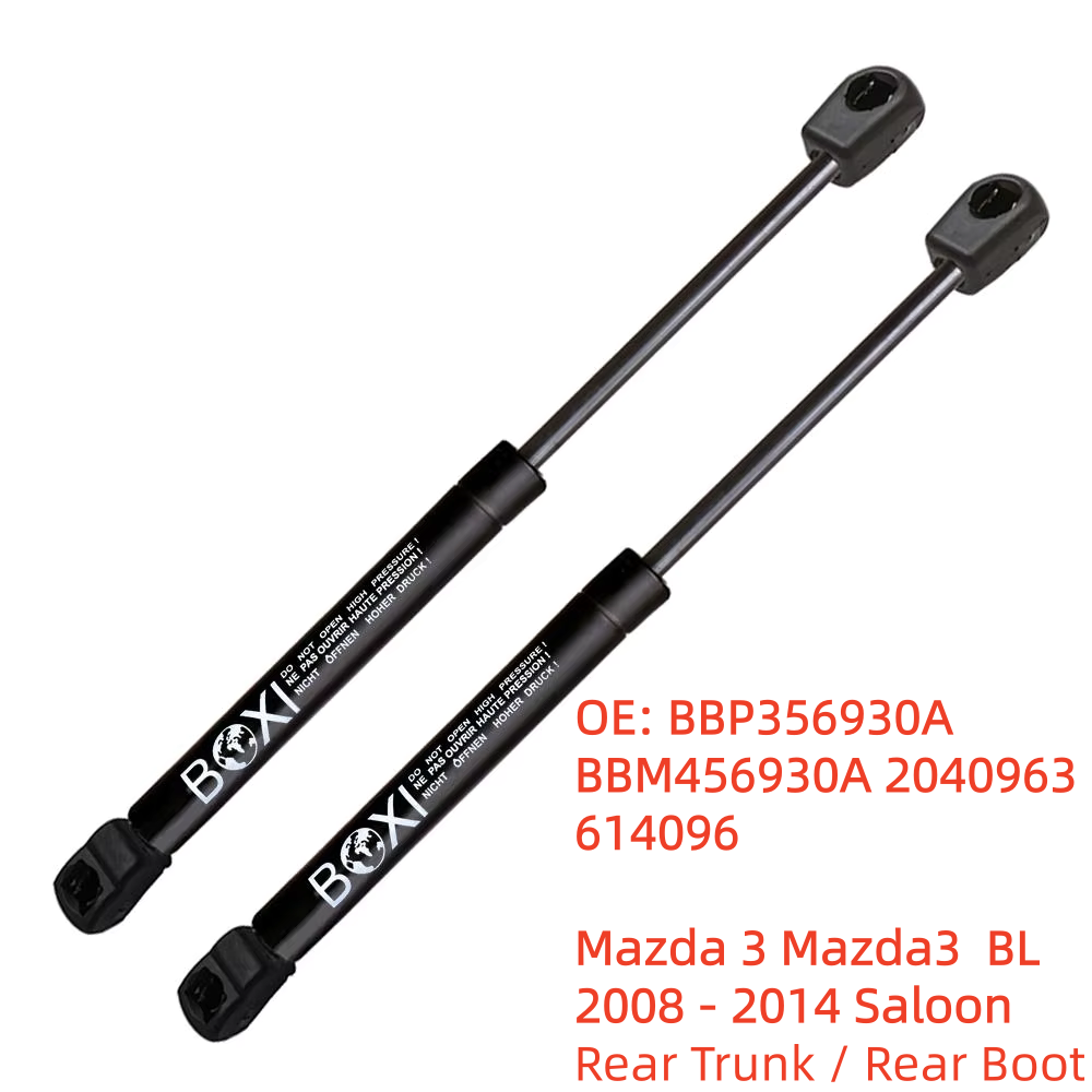 BOXI 2 шт. задние газовые амортизаторы багажника для Mazda 3 BL 2008-2014 седан BBP356930A BBM456930A, газовые пружины, упоры для подъема