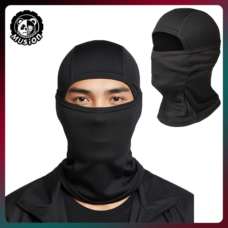 Musion estampado de moda cara pasamontañas máscara de tubo motocicleta Windproo protector solar a prueba de polvo Bandana unisex diadema Original bufanda