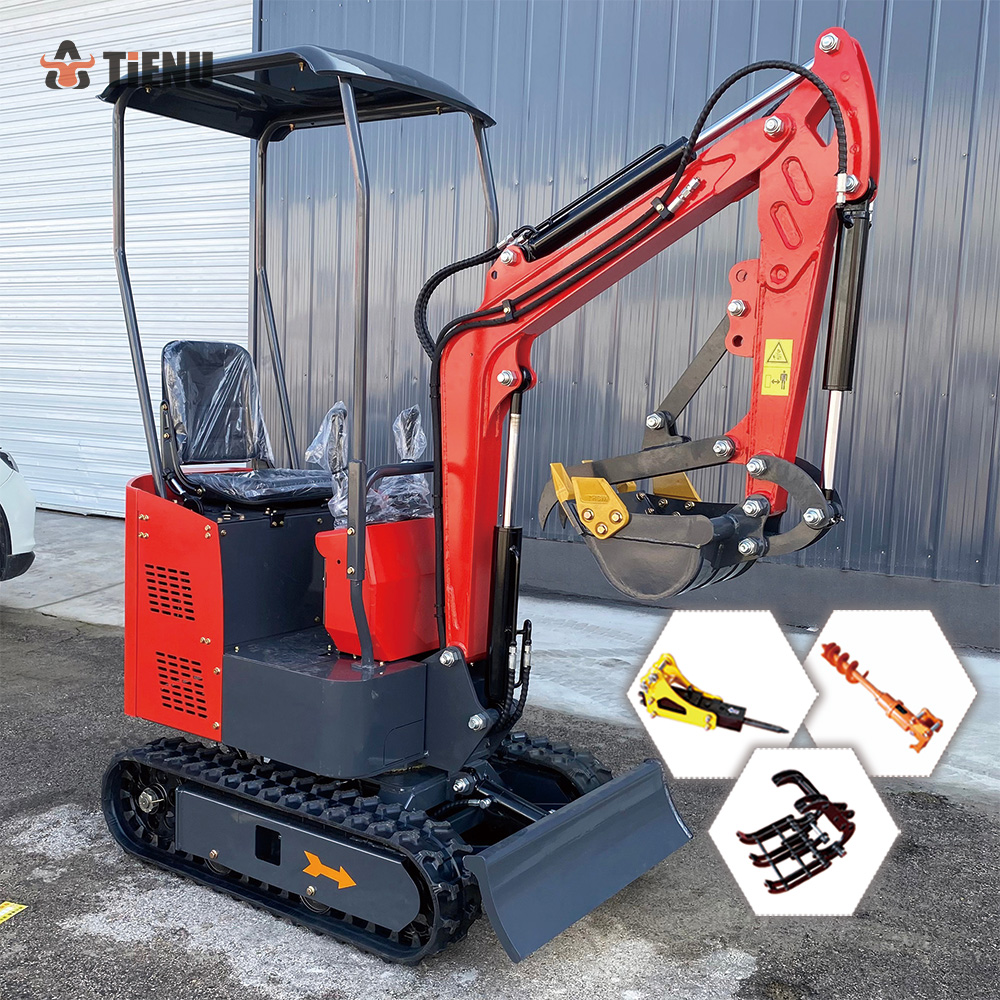 Limited time 1.2Ton 1.5Ton 2Ton Mini Excavator Hydraulic Crawler Small Digger With Free Bucket for Sale