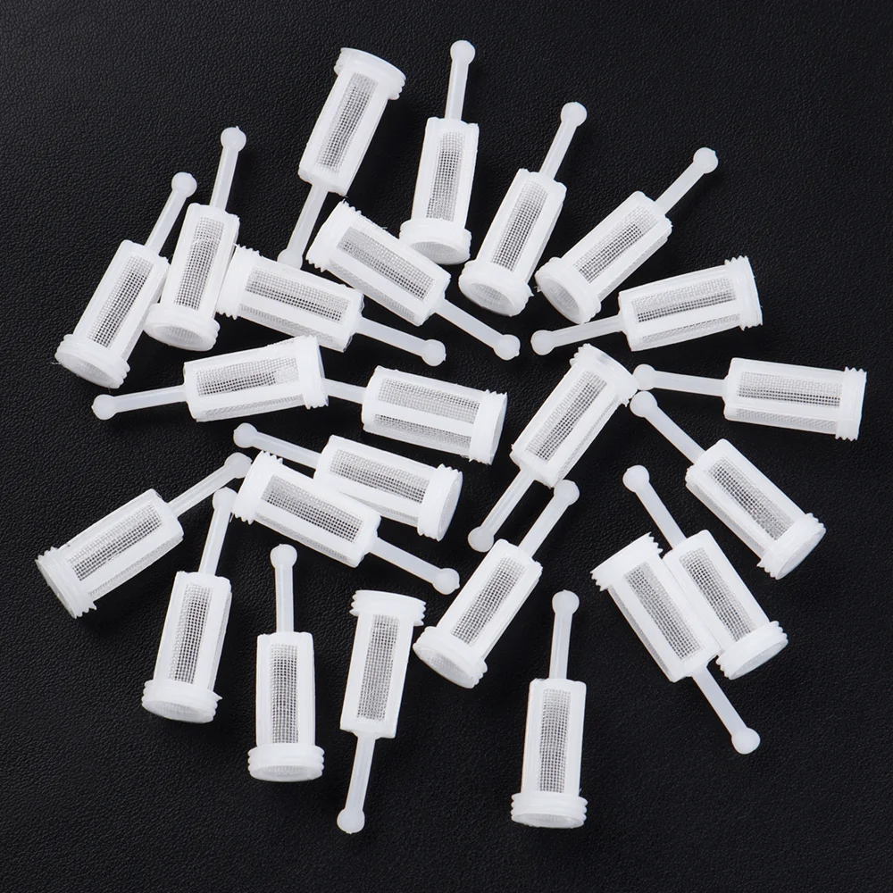 10/20/50 Uds. Filtros para pistola pulverizadora de malla fina, colador de pintura para pistola pulverizadora de alimentación de gravitación desechable
