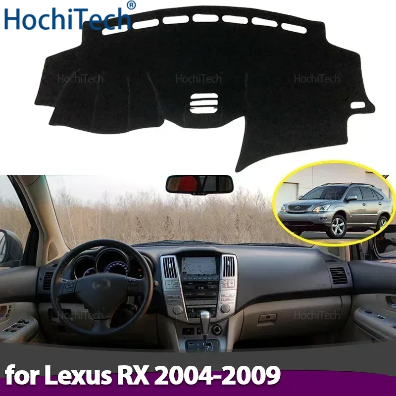 Cubierta para salpicadero de coche, alfombrilla para Panel de instrumentos, alfombras para Lexus RX 2004 ~ 2009 XU30 RX300 RX330 RX350 RX400h 2006