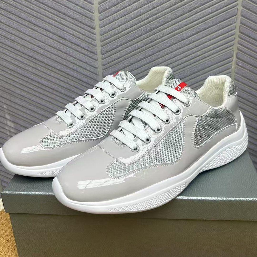 Leren sportschoenen Heren lage veterschoenen Casual schoenen Slijtvast Gelakt leer Bovenwerk Ademend Comfortabel rubberen buitenzool