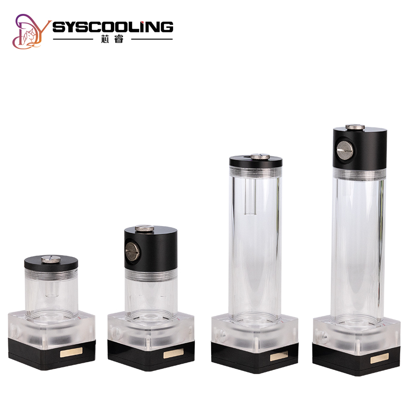 Syscooling P69X-D น้ำ Cooling ปั๊มด้านข้าง Inlet With อ่างเก็บน้ำ Quiet PWM สำหรับ PC Water Cooling