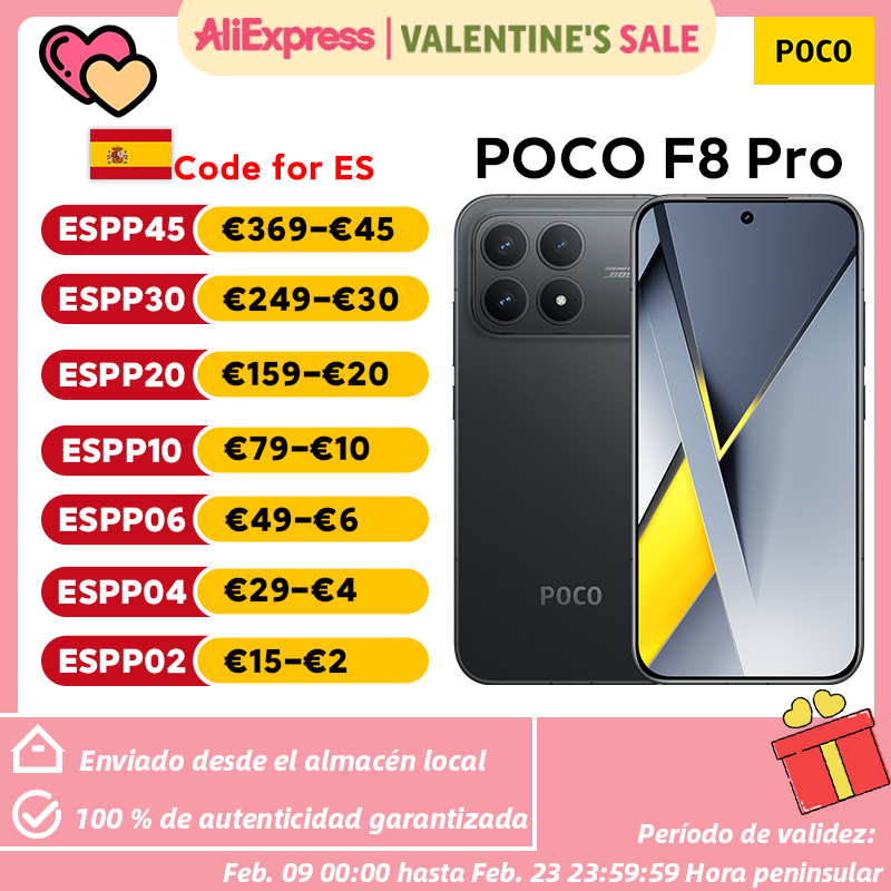 【Światowa Przedpremiera】Smartfon POCO F8 Pro 5G Global Version z procesorem Snapdragon ®   8 Elite 6,59-calowy wyświetlacz HyperRGB AMOLED 120 Hz 6210 mAh NFC