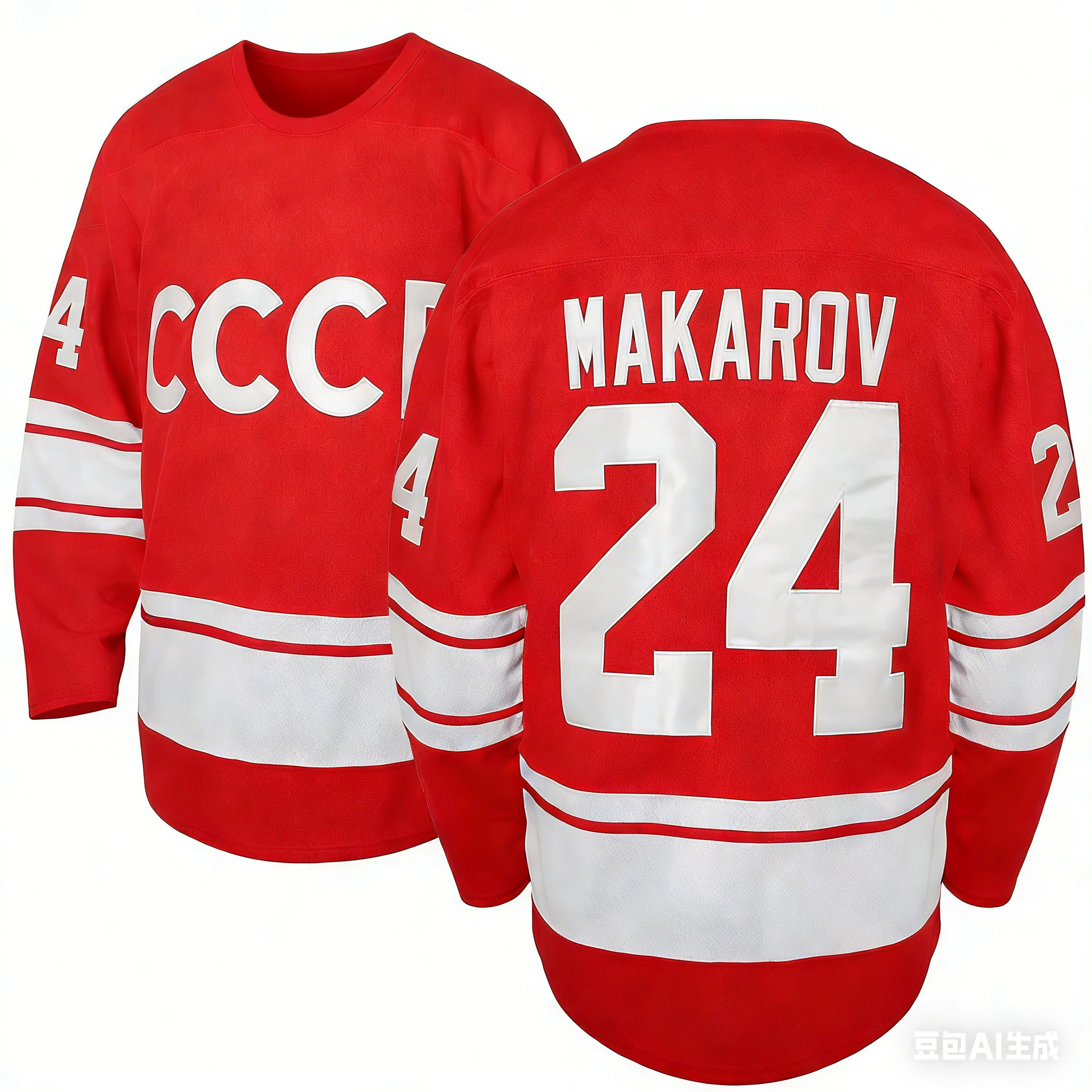 JERSEY DE HOCKEY - ROJO CON ACCENTOS BLANCOS JERSEY ATHLÉTICO VINTAGE PARA FANS DE HOCKEY Y COLECTORES JERSEY ATHLÉTICO PRINCESOS 3D HD