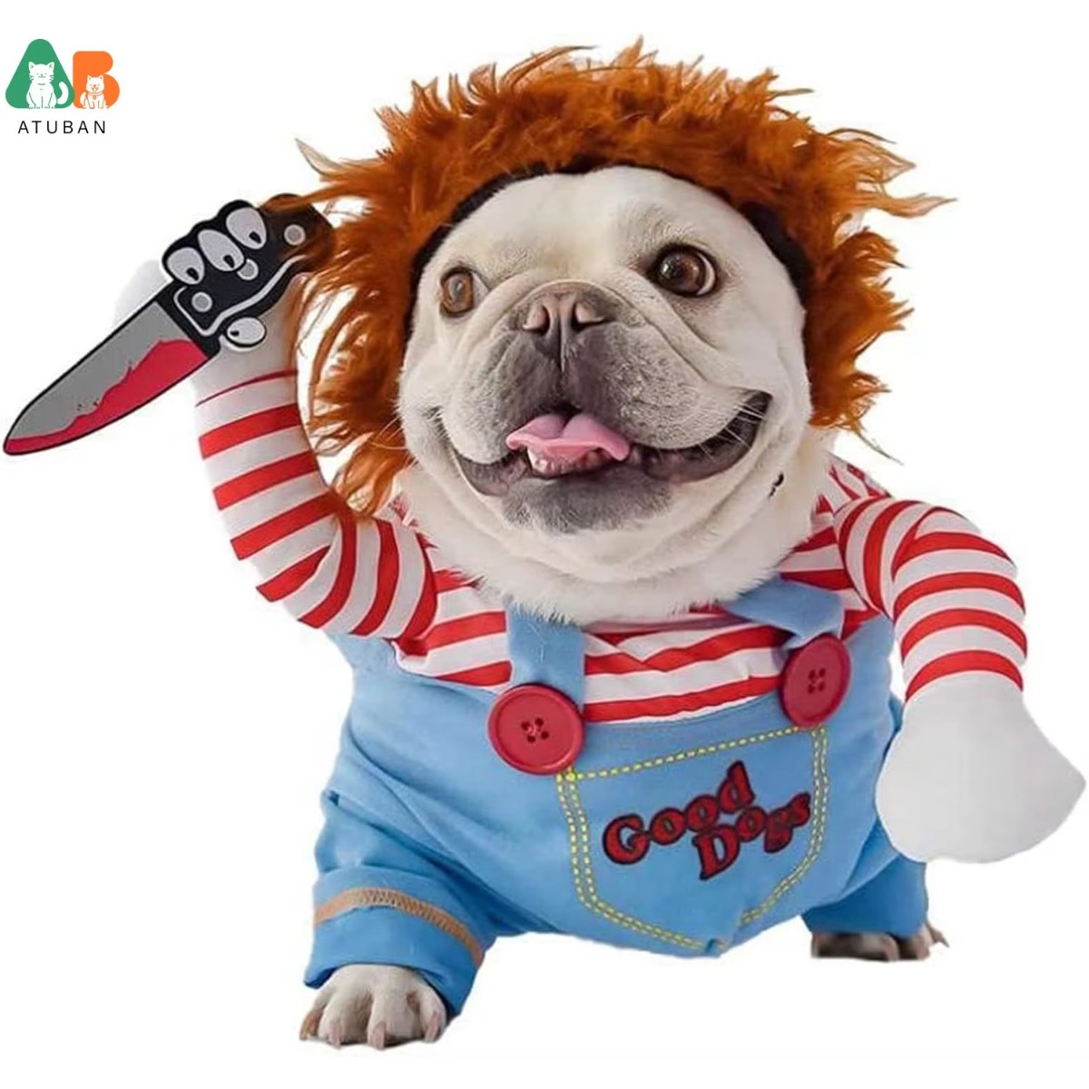 Haustier-Kostüm für tödliche Hunde, süßer Hund, Cosplay, Halloween, Weihnachten, lustiges Kostüm, Hundekleidung, Partykostüm für kleine, mittelgroße und große Hunde