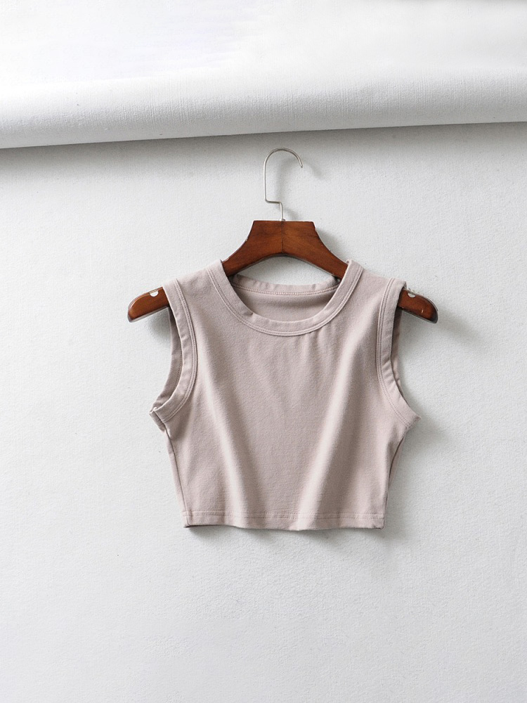Nouveauté Été 2024 – Débardeur Court Blanc Vintage Femme Style Biker Noir Punk Sexy – Top Court Sans Manches Streetwear Coréen Féminin