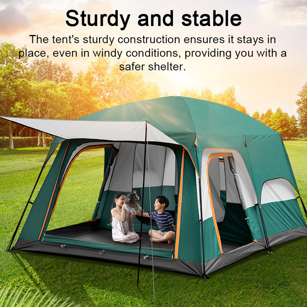 Tienda de campaña para viajes al aire libre, refugio impermeable, portátil, a prueba de lluvia, a prueba de sol, pesca, senderismo, sol