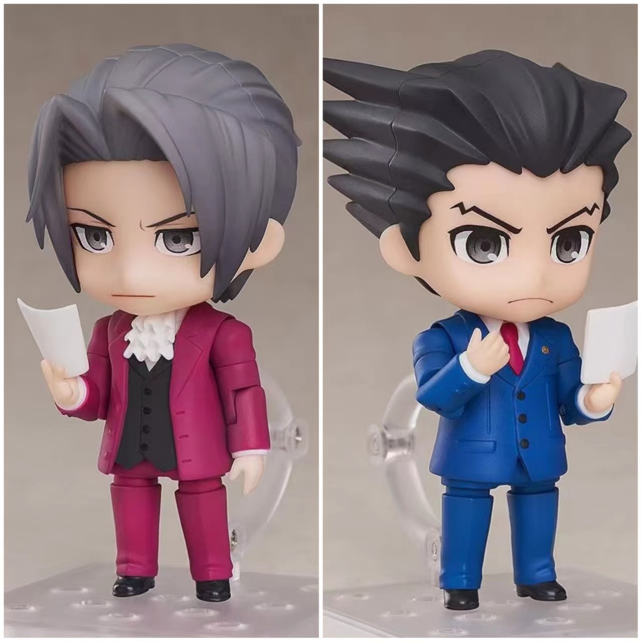 10 cm Phoenix Wright Ace Avvocato Miles Edgeworth 1761 1762 Anime Figurine Action Figure Giocattoli Bambola Regalo Di Natale Con Scatola